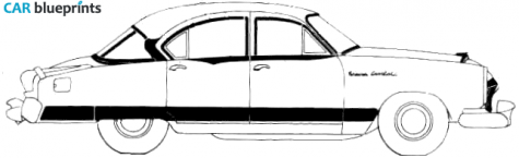 1977 IKA Kaiser Carabela Sedan blueprint