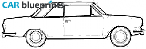 1979 IKA Renault Torino Coupe blueprint