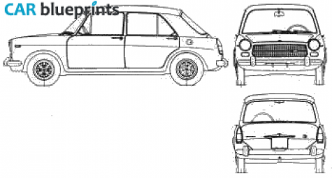 1966 Innocenti 15 Hatchback blueprint