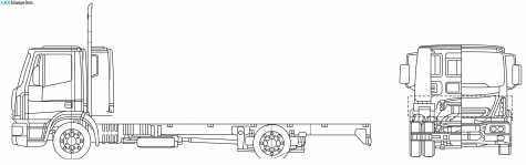 Iveco ML150 E24 Truck blueprint