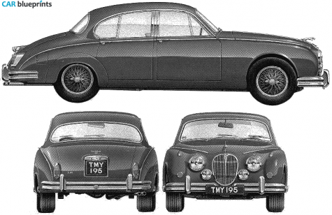 1959 Jaguar Mk II Sedan blueprint