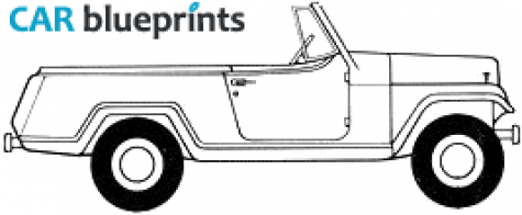 1966 Jeep Jeepster Commando Cabriolet blueprint