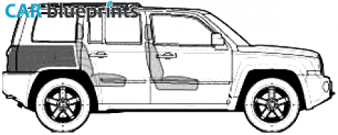 2007 Jeep Patriot 20 CRD Sport SUV blueprint