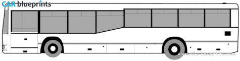 Jelcz M121M Bus blueprint