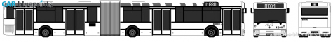 2002 Jelcz M183M Bus blueprint