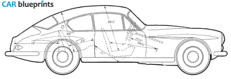 1966 Jensen 01 Coupe blueprint