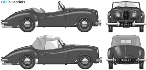 1950 Jowett Jupiter Roadster blueprint