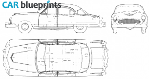 1959 Kaiser Carabella Sedan blueprint