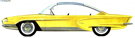 Kaiser Menehune Sedan blueprint