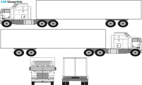 Kenworth  Truck blueprint