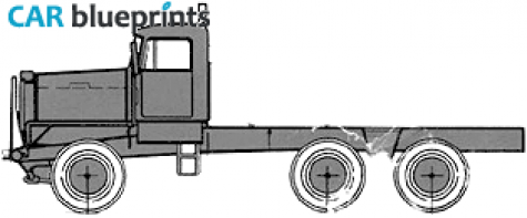 Kenworth 850 Truck blueprint