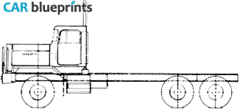 Kenworth C540 Truck blueprint