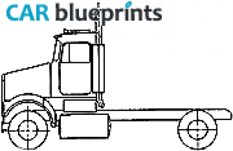 1975 Kenworth W921 SAR Truck blueprint