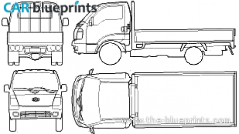 2011 KIA Strong Truck blueprint