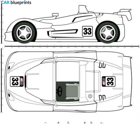 2003 Lada Revolution Roadster blueprint