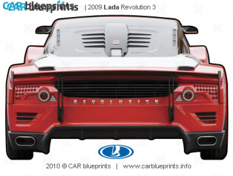 2009 Lada Revolution 3 Coupe blueprint