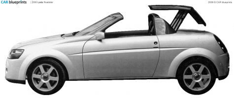 2000 Lada Roadster Concept Roadster blueprint