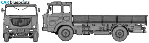 Lancia Esagamma E LWB Truck blueprint