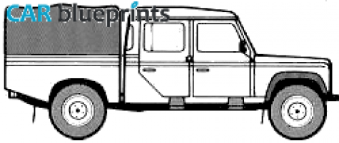 1983 Land Rover 130 Pick-up blueprint