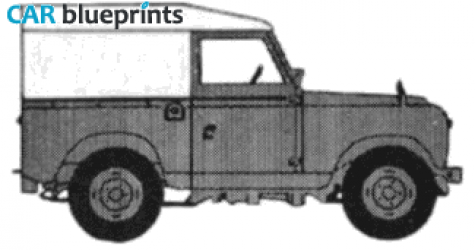 1968 Land Rover 88 S2 Wagon blueprint