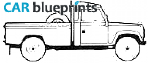 1994 Land Rover Defender 117 Pick-up blueprint