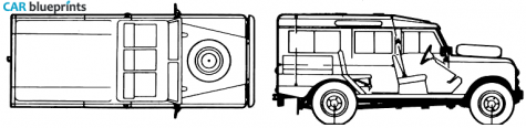 1980 Land Rover S3 V8 109 Wagon blueprint