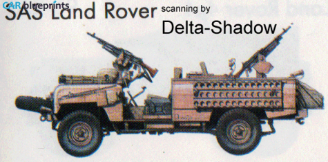 1967 Land Rover SAS Truck blueprint