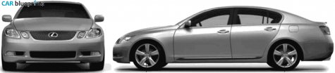 2005 Lexus GS Sedan blueprint