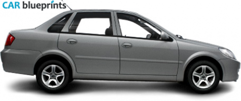 2006 Lifan Breez Sedan blueprint