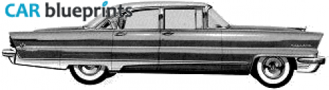 1956 Lincoln Capri Sedan blueprint