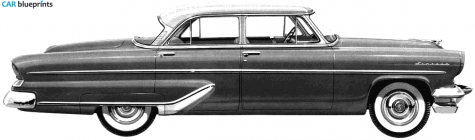 1955 Lincoln Capri Sedan blueprint