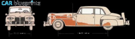 1948 Lincoln Continental Coupe blueprint