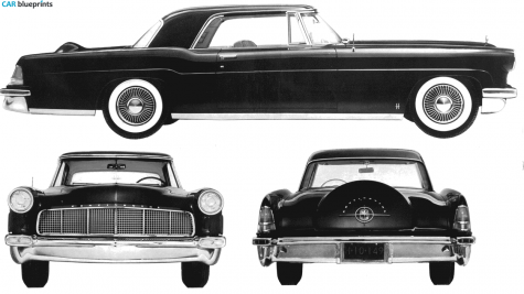 1956 Lincoln Continental Mark II Sedan blueprint