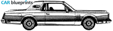 1980 Lincoln Continental Mark VI Coupe blueprint