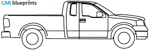 2007 Lincoln Mark It Pick-up blueprint