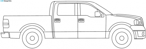 2007 Lincoln Mark It Pick-up blueprint