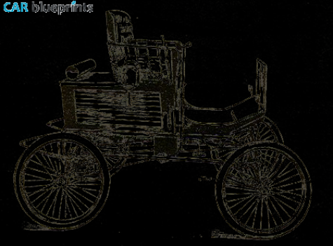 1901 Locomobile Steam OW blueprint