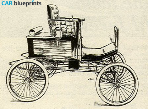 1901 Locomobile Steam OW blueprint