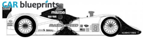 Lola Mazda B07/40 LMP2 OW blueprint