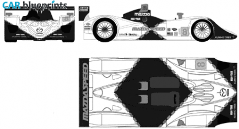 Lola Mazda B07/40 LMP2 OW blueprint