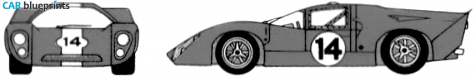 1970 Lola T70 Coupe blueprint