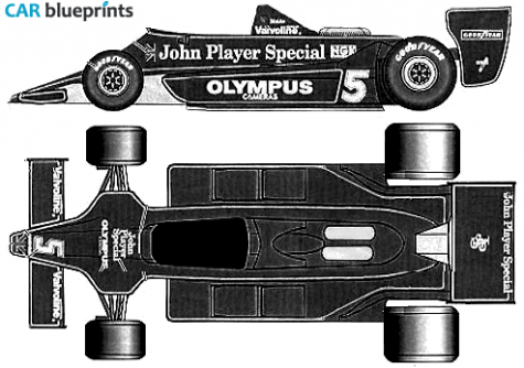 1978 Lotus 79 F1 OW blueprint