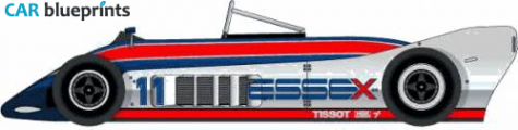 1981 Lotus 88 F1 GP OW blueprint