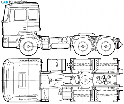 2006 MAN 27.410 DFRTG Truck blueprint