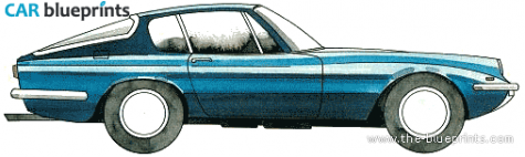 1965 Maserati Mistral Coupe blueprint