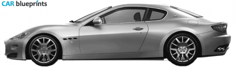 2007 Maserati GT Coupe blueprint