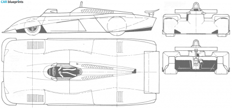 Mazda CA 87 Coupe blueprint