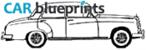 1959 Mercedes-Benz S-Class W120 220S Sedan blueprint