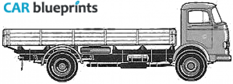 1964 Mercedes-Benz L1113 Truck blueprint