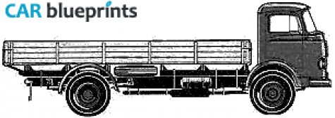 1964 Mercedes-Benz L1413 Truck blueprint